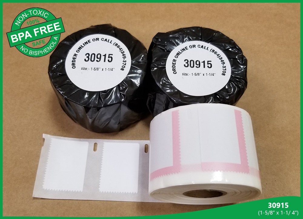 Internet Shipping Address Labels 30915 Thermal 1-5/8″ x 1-1/4″ Adhesive 100 Roll