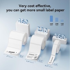 Labels, 2 Rolls Refill Thermal Label for Label Maker B1/B21/B21Pro/B3S/B31/K3…