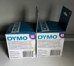 Lot of 2 – DYMO 30327 File Folder Labels White 9/16″ x 3 7/16″ – Belgium Made