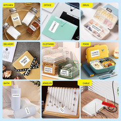 PUQU 30X50Mm Direct Thermal Sticker Labels, Self-Adhesive All-Purpose Label Make