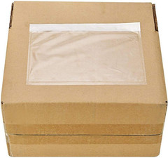 Clear Adhesive Shipping Label Envelopes 4.5″ x 5.5″ – 100 Pack