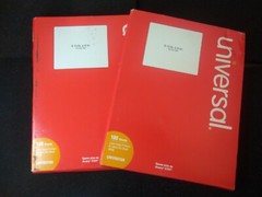 Lot of 2 Universal Laser Printer Permanent Labels 3 1/3 x 4 White 600/Box 80108