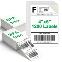 4×6 Inch Label , Direct Thermal Label, -Adhesive & Waterproof, with Zebra, Ro…