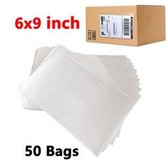 6″x9″ Shipping Label Invoice 50 Clear Packing List Plastic Self Envelopes Pouch