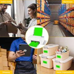 Colored Half Sheet Self Adhesive Shipping Labels, Neon Green 8-1/2″ x 5-1/2″ …