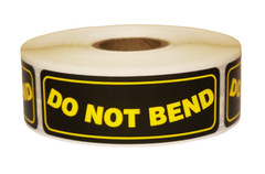 1×3 Do Not Bend Labels Shipping Mailing Fragile Stickers (5) RLS of 300 EA