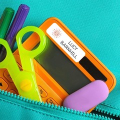 Personalized Waterproof Name Labels for Kids – 128 Pack for Daycare, School, Cam