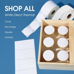 3″ X 2″ Direct Thermal Labels 7000 Count, 10 Rolls – Perforated | Price Barco…