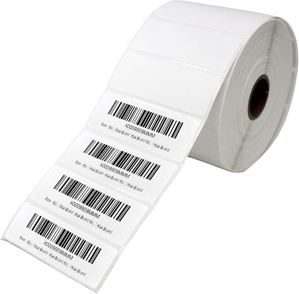 Direct Thermal Labels 2.625″ x 1″ – 12,000 Perforated Shipping Stickers