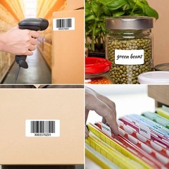 1Roll 1000 2.25×1.25″ Direct Thermal Labels Adhesive SKU Label for Zebra Amazon