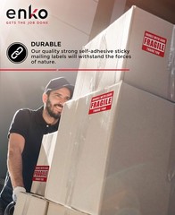 Large Fragile Stickers 3×5 Inch – Handle with Care Warning Labels, 500 Pack