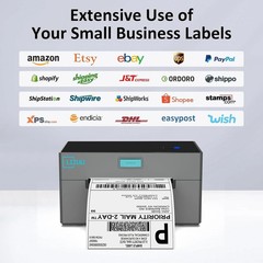 Bluetooth 4×6 Thermal Shipping Label Printer Wireless USB for E-commerce
