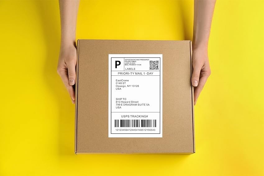 Thermal Shipping Labels 6000-Pack 4×6 Inches Address Shipping Labels Stack