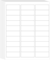 Printable Address Labels, 1″ X 2-5/8″, 900 Labels, 30 per Sheet, Mailing Labels