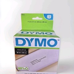 DYMO AUTHENTIC LW WHITE MAILING ADDRESS LABELS LABELS 2ROLLS OF 350 (700 TOTAL)