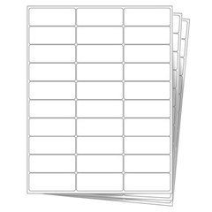 Blank Mailing Shipping Labels 8.5×5.5 Half Sheet 2UP 6UP 10UP 30UP Self Adhesive