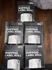 ONYX Shipping Labels, 4″ x 6 1/4″, 250 Labels per Roll have 13 BN Rolls avail.