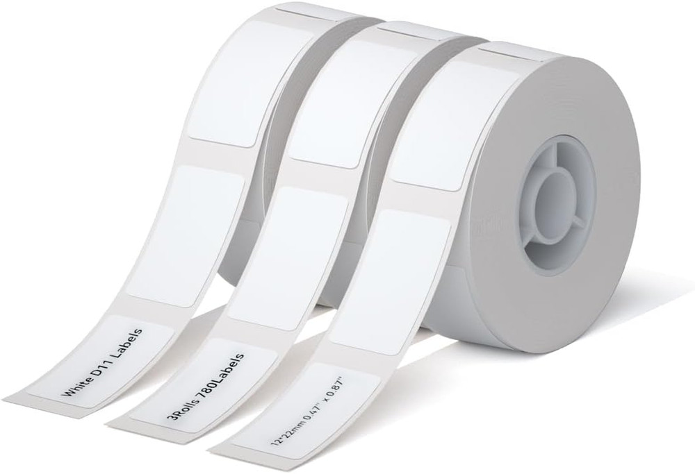 D11 D110 Label Maker Tape Adhesive 12x22mm Compatible for D11 D110 Printer