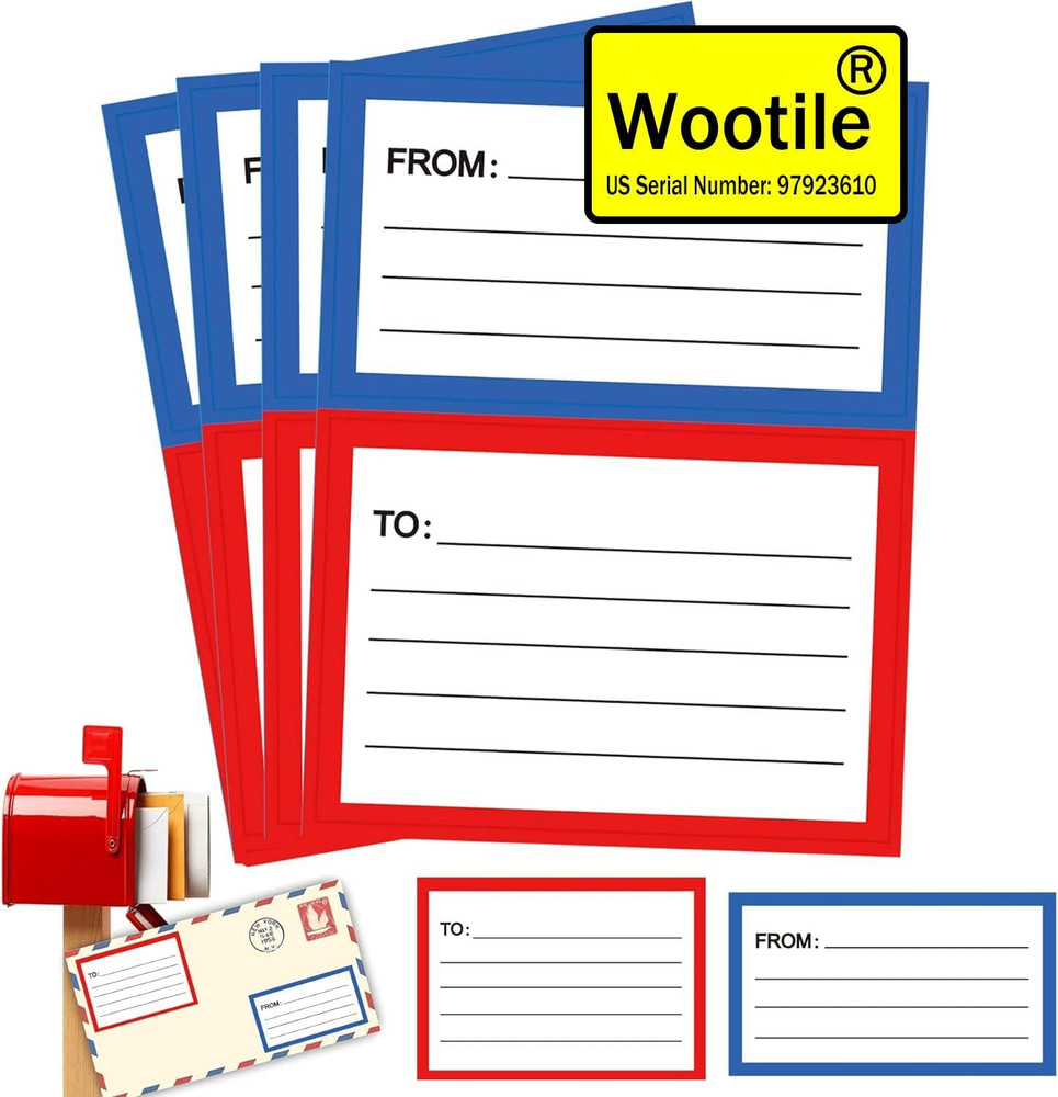 To from Return Address Mailing Labels 120 Pcs Blank Mail Shipping Label |