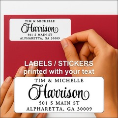 Custom Return Address Labels – Personalized Peel and Stick Stickers for Mail, 10