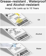 1000 4″x6″ Fanfold Direct Thermal Shipping Labels for Zebra and Rollo Printers