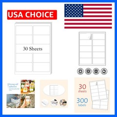 2” x 4” 300 Labels Shipping Mailing Labels, Printable White Sticker Label for…