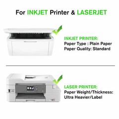 200-10000 Premium 8.5×5.5 Half Sheet Shipping Labels Adhesive 2 Per Sheet US