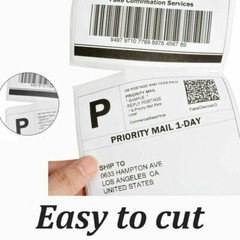 100 Rolls 4×6″ Direct Thermal Shipping Labels Address Dymo 4XL 220/roll 1744907