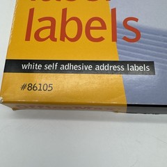 OfficeMax 86105 Avery 5161 White 1″x4 Self Adhesive Address Laser Label 75 Sheet