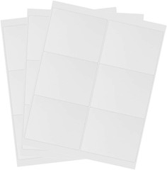 6000 Shipping Labels 4 X 3 1/3 Inches Mailing Address Blank White Self Adhesive