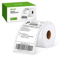 4×6 Direct Thermal Shipping Labels Roll 220 Pack Strong Adhesive UK
