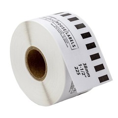 Non-OEM Fits BROTHER DK-2225 Continuous Labels (1-1/2″ x 100 feet) – (4) Rolls
