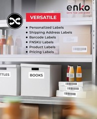 4 x 2 in 12 Rolls | 9000 Direct Thermal Address and Shipping Labels