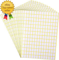 2940 Pcs Matte Small White Labels Stickers Blank Labels Removable Price Tags