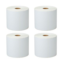 4×6 Direct Thermal Shipping Labels 4 Rolls for Zebra ZP450 ZP500 Rollo Printers