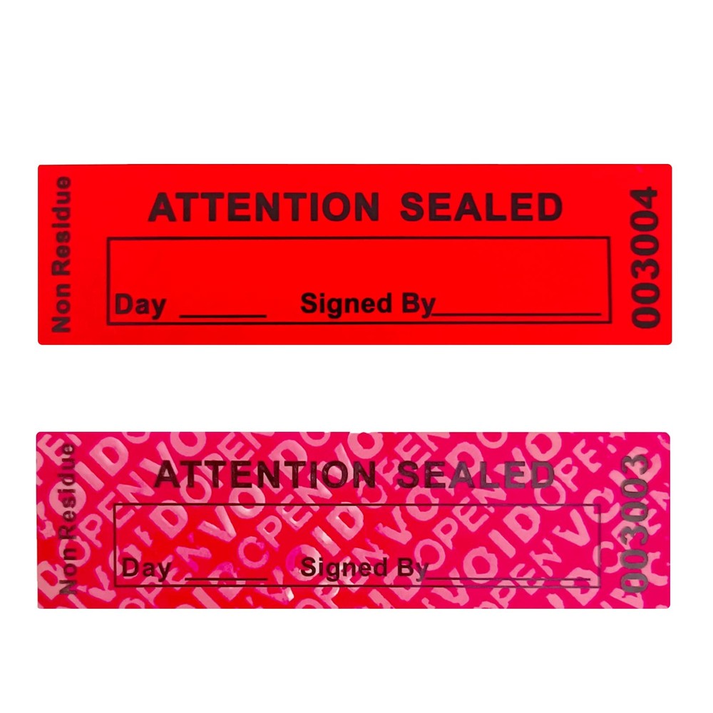 Tamper Proof Security Stickers 100pcs Warranty Void Labels Red