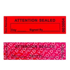Tamper Proof Security Stickers 100pcs Warranty Void Labels Red