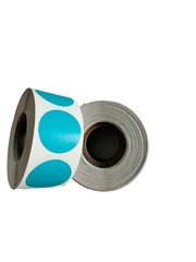 1″ Round Teal Color coded Circular Inventory Dots Labels Stickers 500