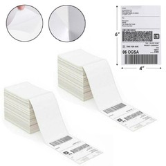 4×6 Fanfold Direct Shipping Thermal Labels Mailing Address Label for Zebra Rollo
