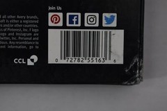 Lot Of 2 Avery 55163 Repositionable Shipping Labels 2″ x 4″ White Laser Printer