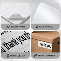 2/3″ x 3-7/16″ File Folder Labels, 900 Return Address Stickers for Laser/Inkj…