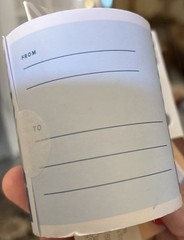 Scotch Mailing Label Roll: 3 in. x 4 in. (Blue) *85-labels