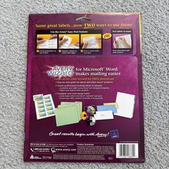 Avery Mailing & Address Labels Mixed Lot Partial Packs Used