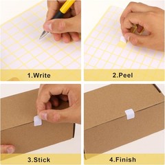 Versatile 0.5″ x 0.75″ White Labels – 3300 High-Quality Stickers for Crafting