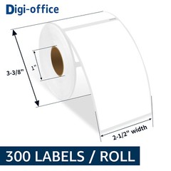 12Rolls 2-5/16″ x 4″ Large White Shipping 300 Labels 30256 For Dymo LabelWriter
