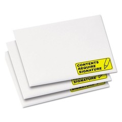 1 x 2-5/8 High-Visibility Laser Labels- Neon Yellow Printable Sticker, 30 Labels