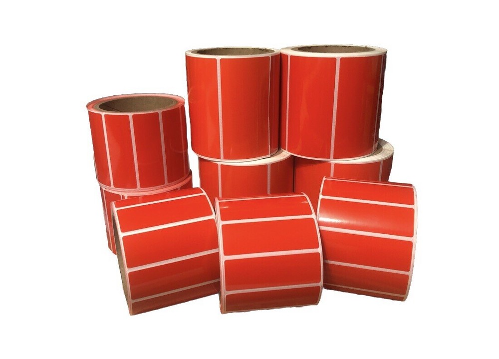 Thermal Transfer Labels Red 4×2