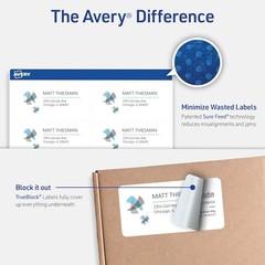 Avery Printable Shipping Labels 2×4 Inch 100 Pack