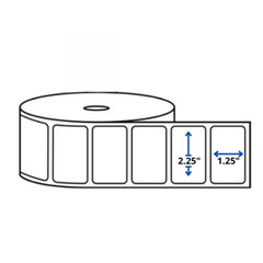 4 Rolls – 2.25×1.25 Direct Thermal Colors Labels 1000/RL (1 RL/EA: RD,GR,YL,BL)