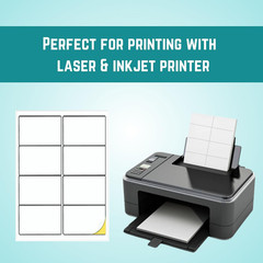 A4 Self Adhesive Address Labels, 8 per Sheet, 100 Sheets, 99.1X 67.7Mm, 800 Labe